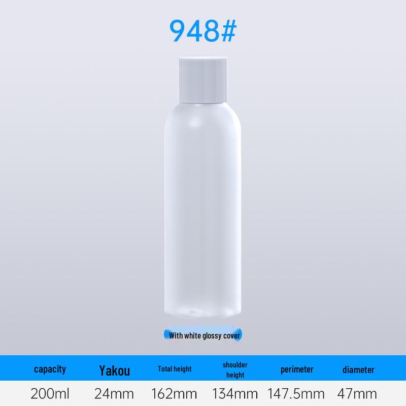 100/150ml Clear White Skincare Bottle Set: Toner Spray, Lotion, Serum, Cream Jar