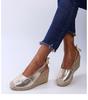 Fashion Women Platform Wedge Sandals Summer Shoes for Women Large Size Spot Wedge Buckle Belt Serpentine Open Toe High Heel Ladies Shoes