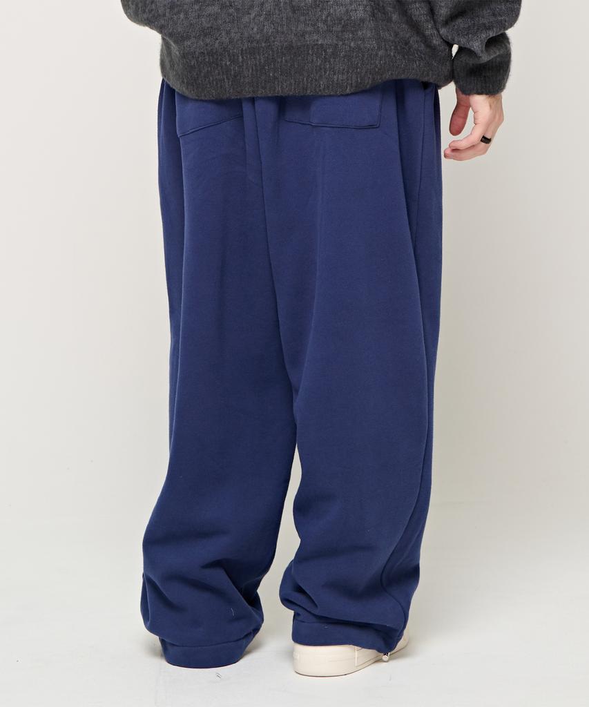 CARGOBROS Cb Essential Brushed Wide Pants (Navy)