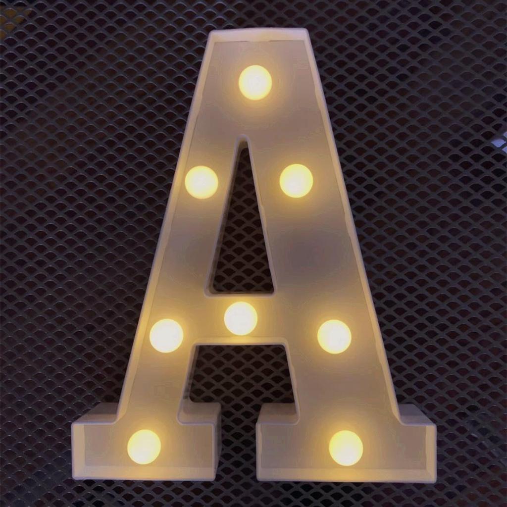 Popular 26-Letter Alphabet, Number & Symbol Lights for Events & Decor