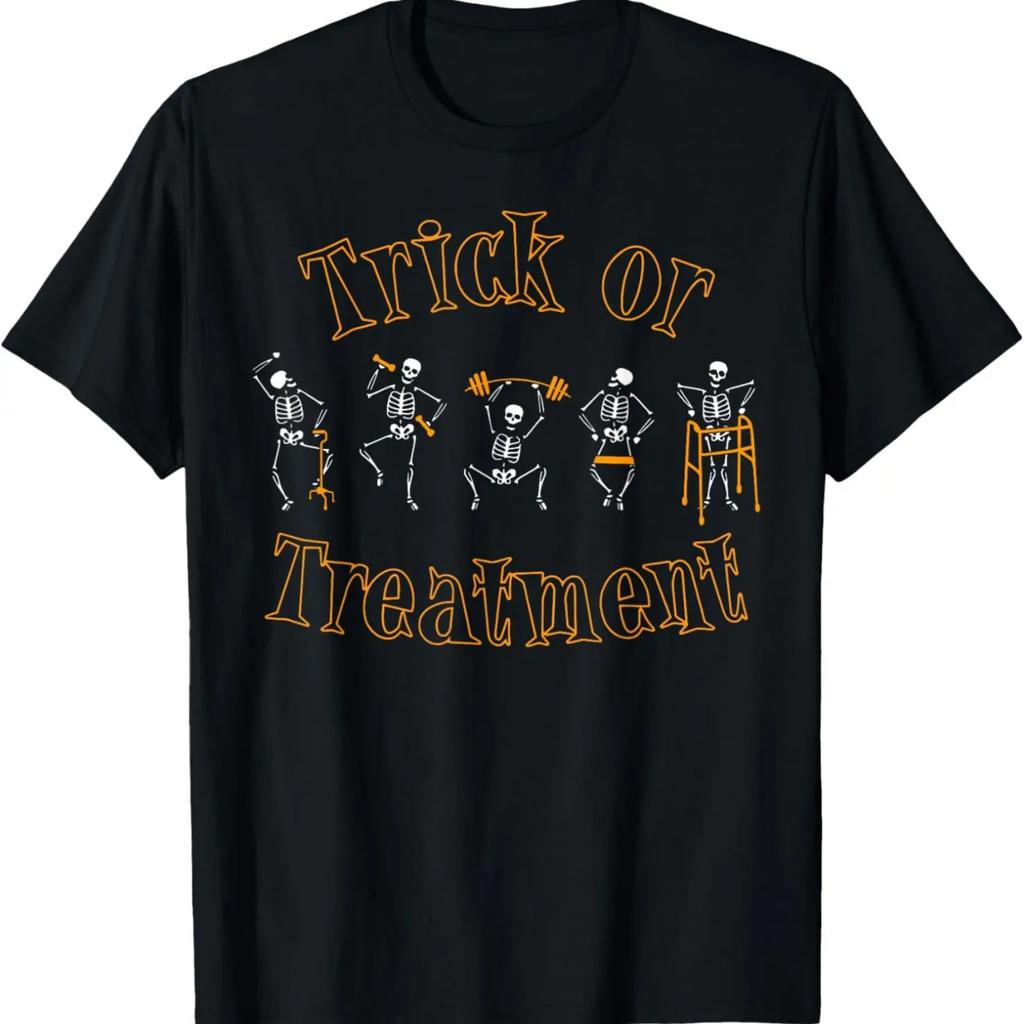 Trick or Treatment PT Fysiotherapie Therapeut Halloween T-shirt