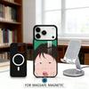F-FUNNY And cute stickers Phone Case Magnetic For iPhone17 16 15 14 13 12 Pro Max For Magsafe Wireless Charging Cover