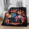 1 pièce Couverture imprimée Stitch - Douce, Couverture toutes saisons pour bureau, Cadeau personnalisé avec design cartoon adorable