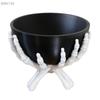 Gothic Skeleton Hands Candy Bowl – Halloween Multifunctional Organizer Holder, Scary Candy Storage & Home Decoration