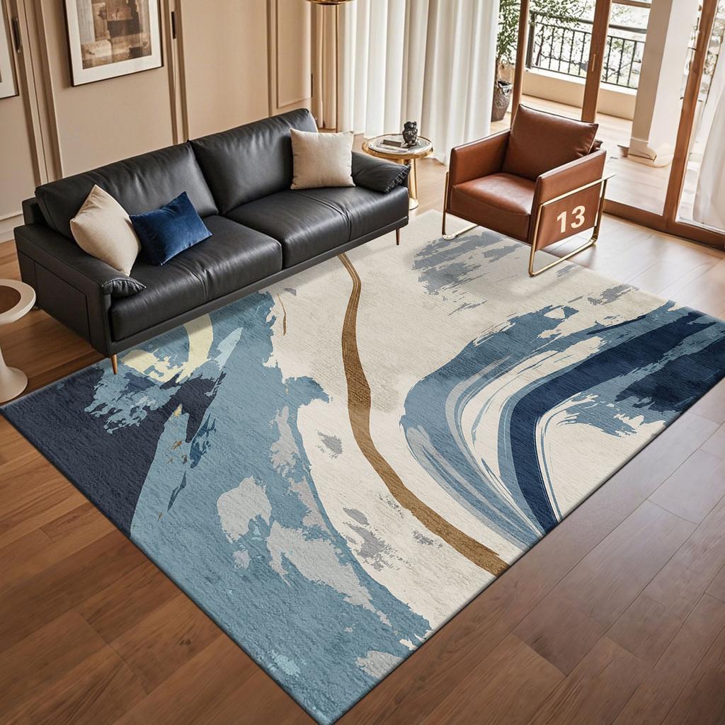Covor Abstract Modern de Lux Ușor pentru Living, Măsuțe de Cafea, Canapă, Covoare de Zonă Mare, Lavabil, Antiderapant, Covoraș Moale pentru Dormitor