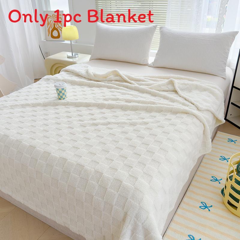 Flannel Throw Blanket In Solid Color For Home Relaxation And Giftgiving 70x100cm