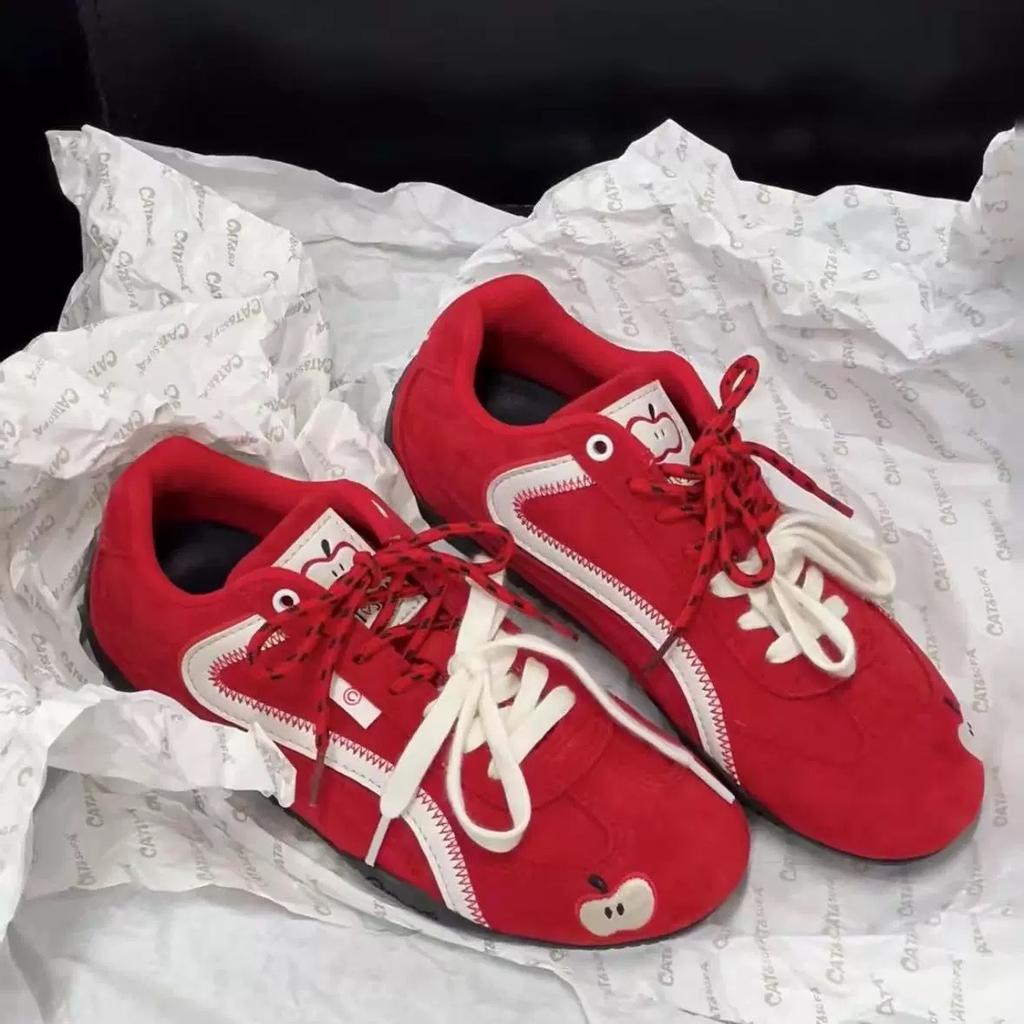 Red Apple Dexun Shoes Women's Autumn New Light Forrest Gump Shoes Versatile Sports and Leisure Board Shoes