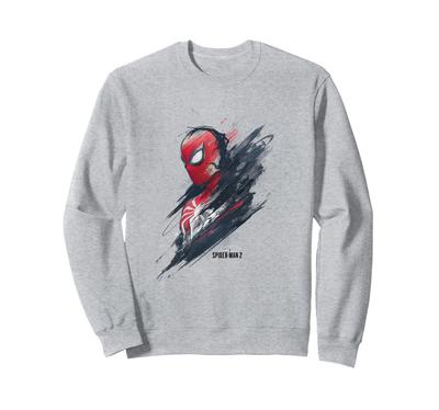 Marvel Spider-Man 2 Black Suit Peter Parker Transformation Sweatshirt
