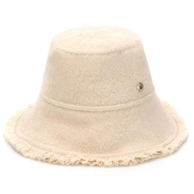 WHITE SANDS Knit Wire Bucket Hat Sarah Ivory