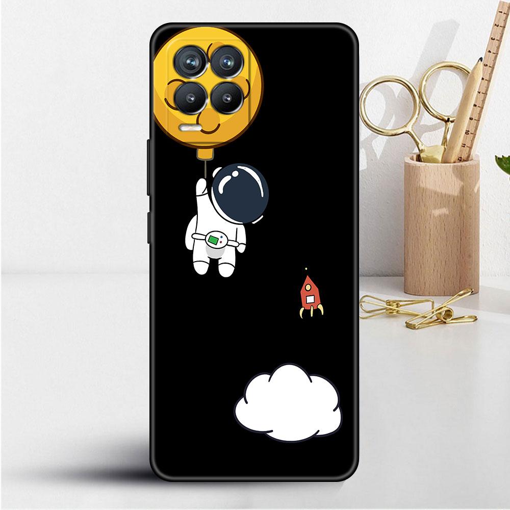 

Чехол для Realme 8 C21y GT Neo 2 3 8i C21 7 C11 6 C12 C35 C3 GT 9 Pro C12 Master Funda Phone Cover Luxury Astronaut Realme 8i