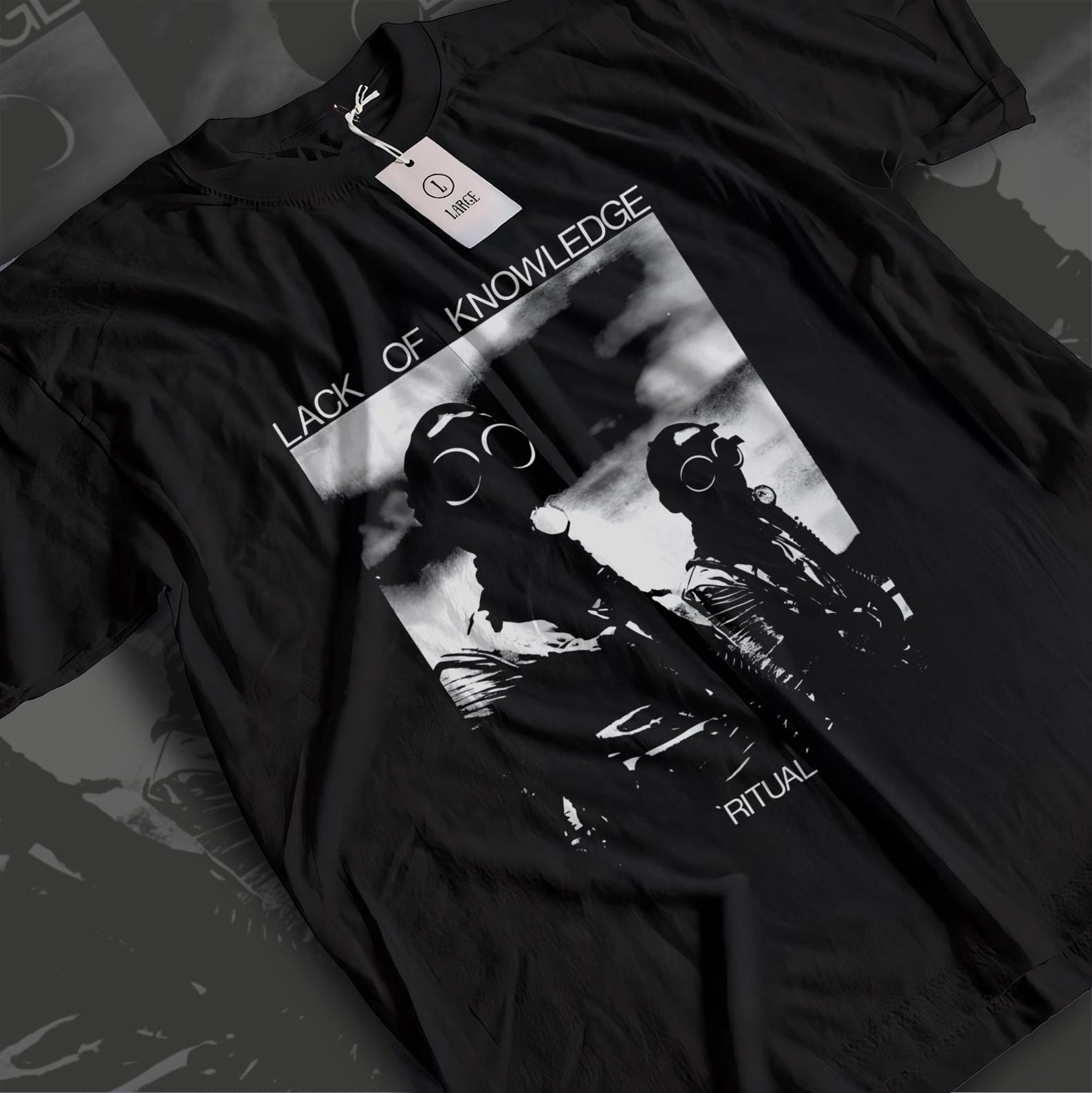 Lack of Knowledge Shirt | Ritual EP Art T-Shirt | Anarcho Punk Hardcore Tee | Crass Records Style Post-Punk Top | British Underground M