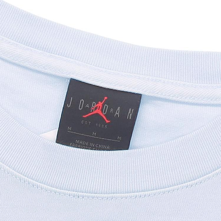 Jordan X SoleFly Capsule Collection Solid Color Crew Neck Short Sleeve T-Shirt Men Tops Grey White DV7512-085