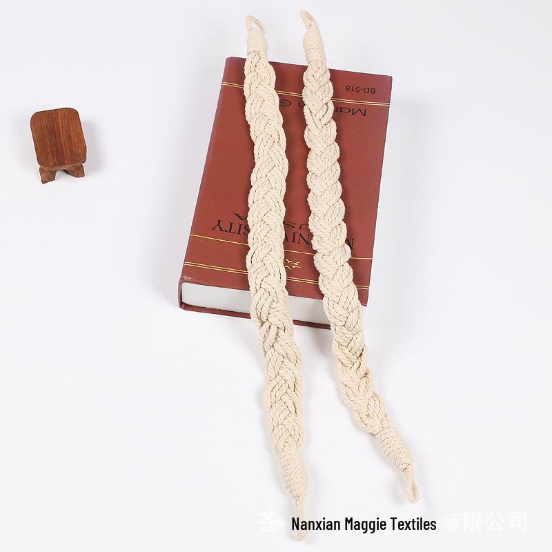 Handmade Braided Curtain Tiebacks - Modern Minimalist Style