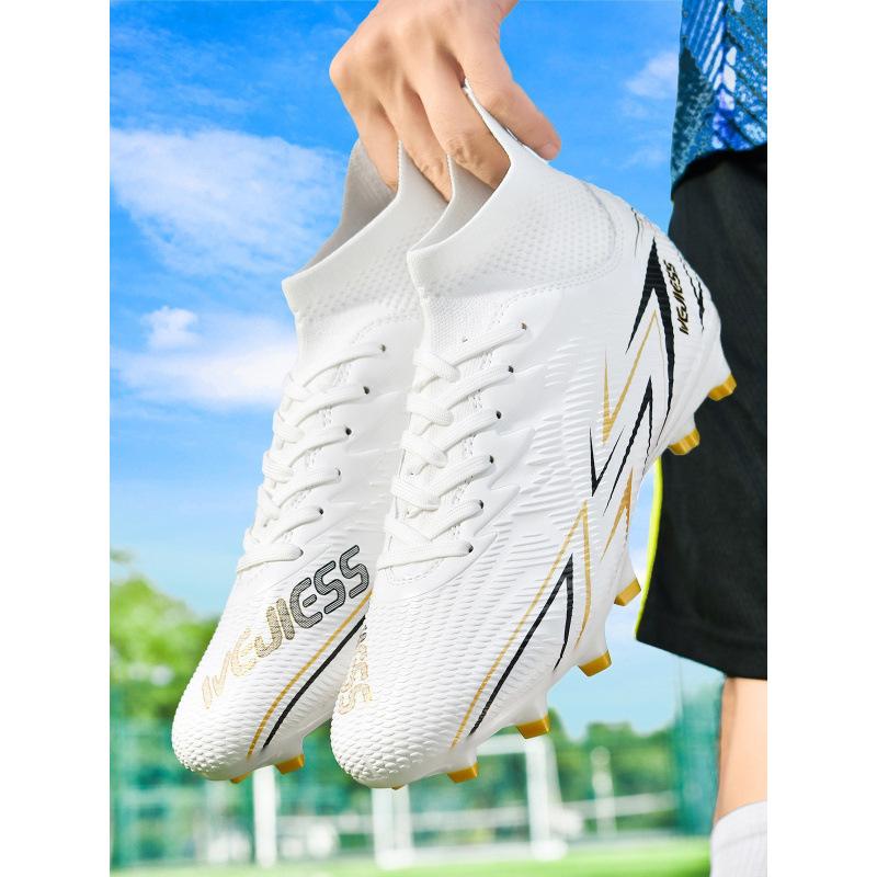 World Cup Football Shoes Men's and Women's High-top TF Broken Nails AG Long Nails Teen Students Grass Training Sports Shoes