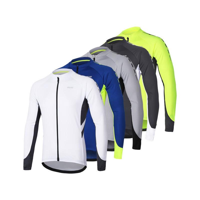 Quick-Dry Breathable Cycling Long Sleeve Jersey Mountain Bike Riding - Unisex Season Multi-Color Options