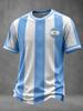Edition Argentine Fan Football Training T-Shirt - 3D Digital Printing - Comfortable and Breathable - Family Clothing