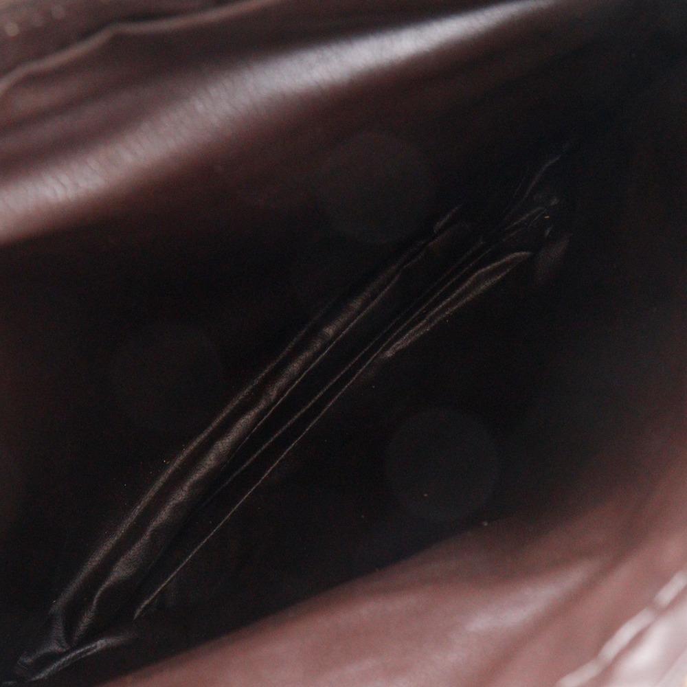 Fendi Zucca Shoulder Bag Brown Nylon Canvas Women Used