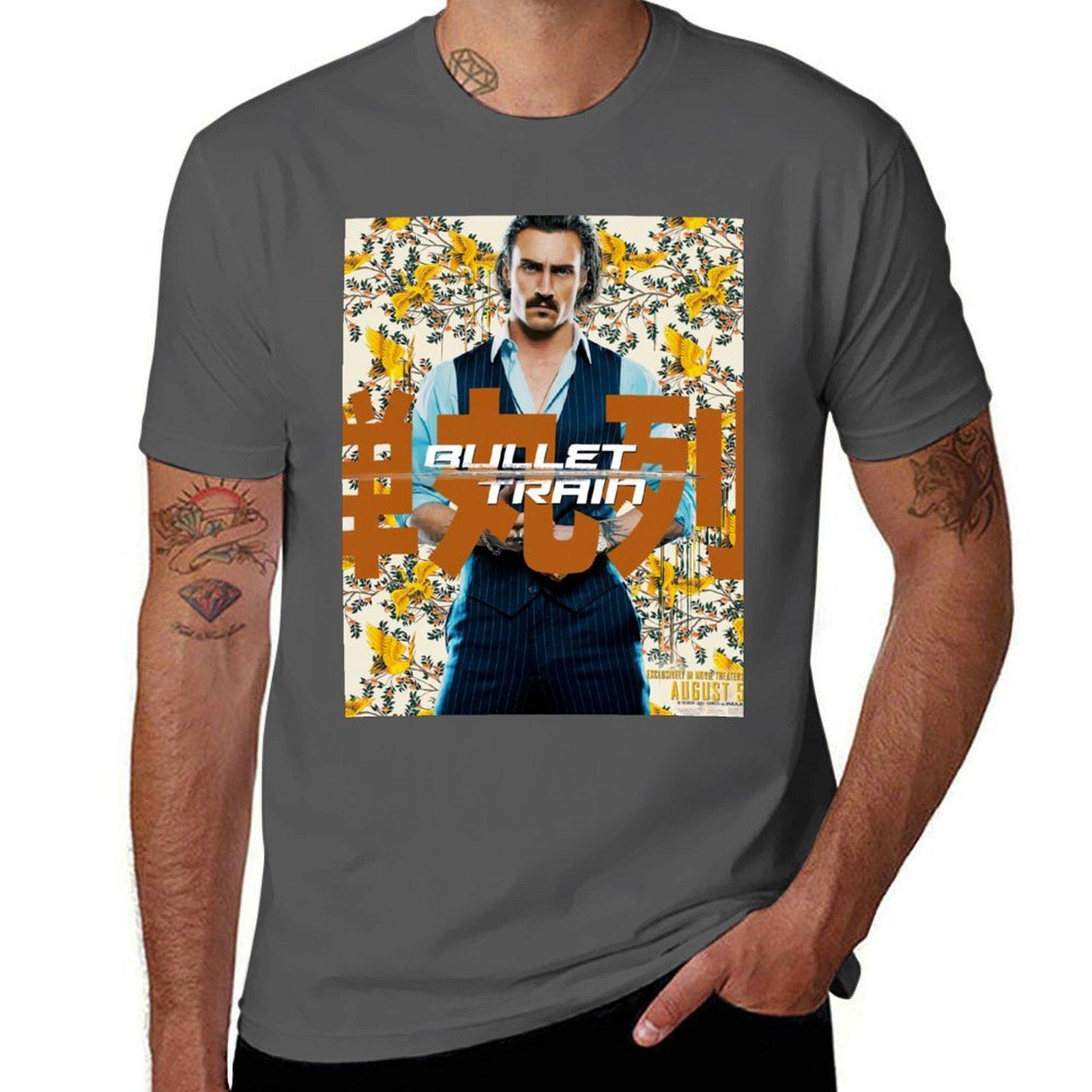 Bullet Train Tangerine T-Shirt man t shirt graphic man graphic t shirt T-Shirt 4XL