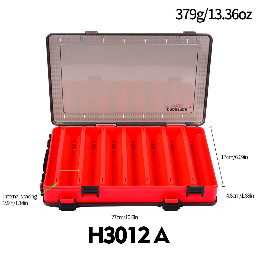 Double Lure Box Fishing Storage Box Portable Bait Fake Bait Accessory Box Mino Pencil Lure Bait Plastic Box