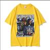 Men's Hip Hop Vintage Short Sleeve T-shirts Rapper K-King Von Graphic T Shirt Unisex Fashion Oversized Cotton T-shirt Streetwear