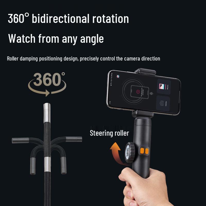 HD 360° Rotating Endoscope Camera for Automotive and Industrial Use