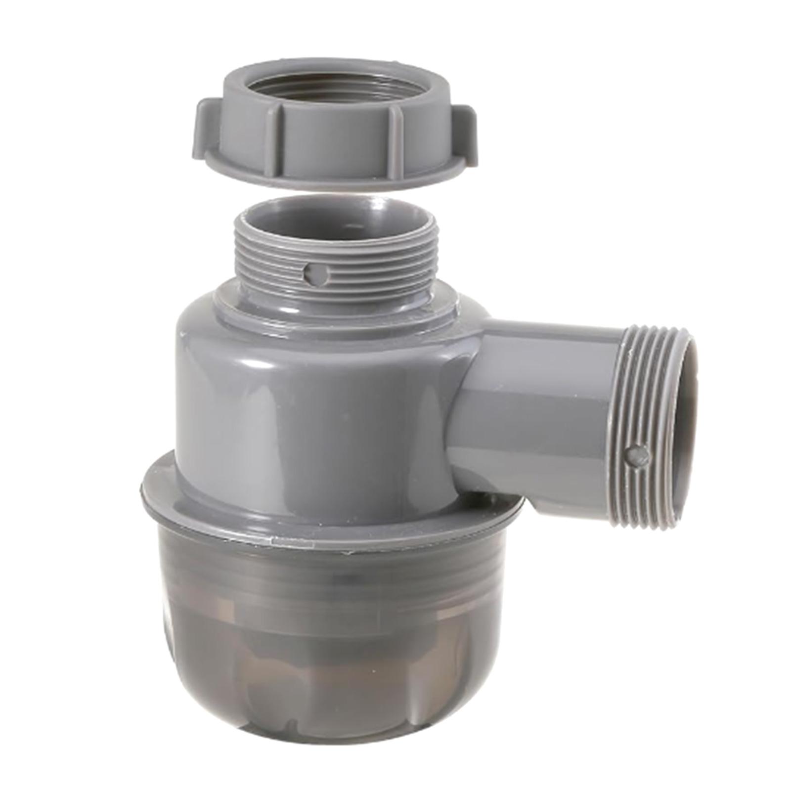 

Easy Installion P Trap Replacements Visible Removable Drain Valves for Kitchen Bathroom and Garbage Disposal Sinks