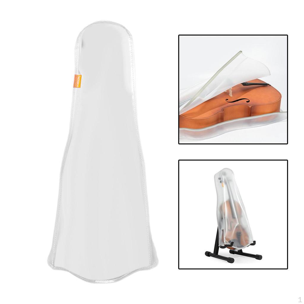 Přenosný prachový kryt na hudební nástroj, taška na housle a violoncello se zipem