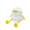 LED Night Lamp Cute Duck Cartoon Silicone Sleeping Light USB Rechargeable Touch Sensor Timing Bedroom Bedside Lamp For Kid Gift