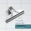 Stainless Steel Mountain Clip Collection: Extra Large, Small Book and Bill Clips for Drawing Boards