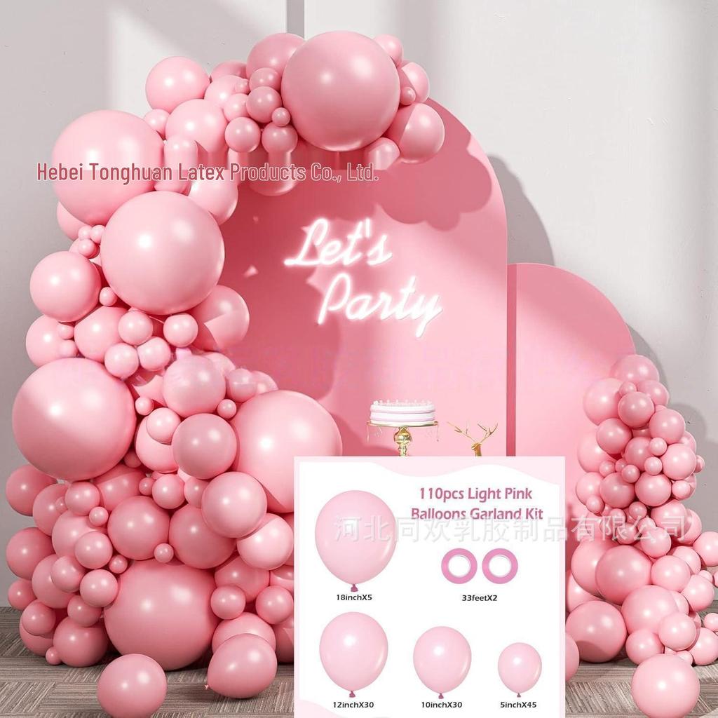 Conjunto de Balões Macarons Matte e Metálicos para Decorações de Festa de Aniversário Multicena