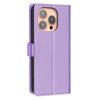Rfid Small Lychee Pattern Leather Phone Case With Card Holder Stand For Apple Iphone