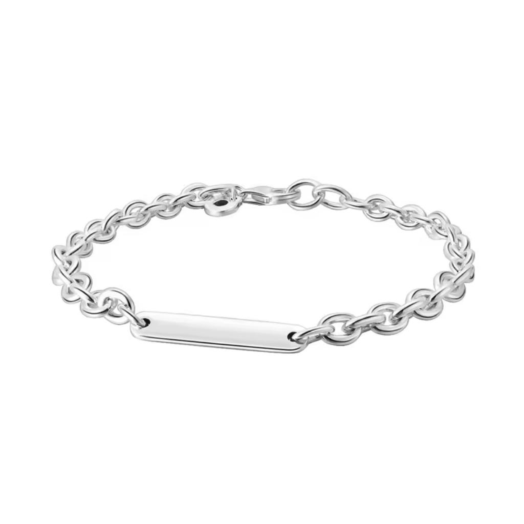 Rope Bracelet Round Bead Adjustable Bracelet s925 Pure Silver Classic Snake Bone Chain DIY Accessories Women's Jewelry Gift