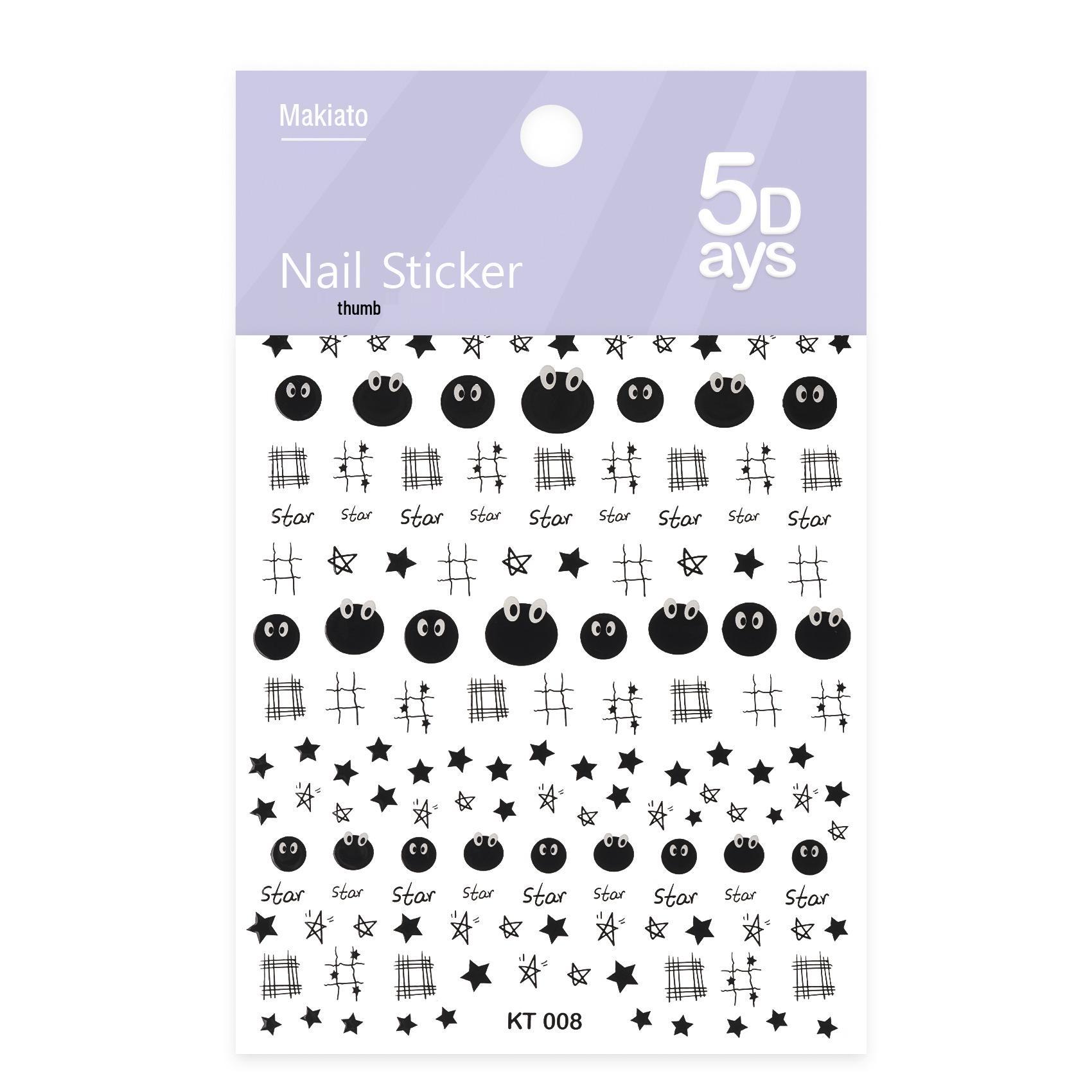 

Хиты продаж Милые наклейки для нейл-арта в виде звезд и выражений