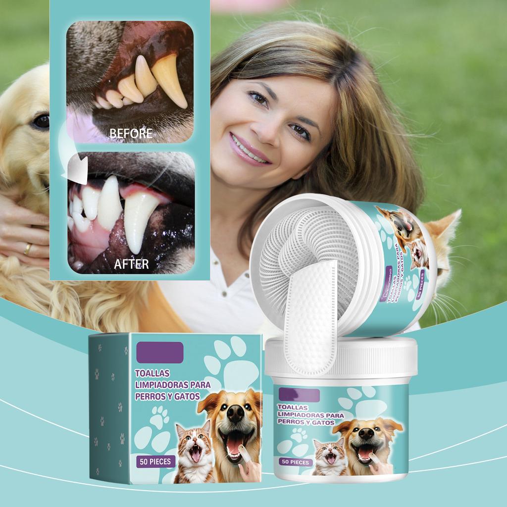 Cat And Dog Teeth Cleaning Finger Sleeves To Remove Tartar, Clean The Mouth, Moisturize And Refresh The Care Pet Cleaning Finger Sleeves