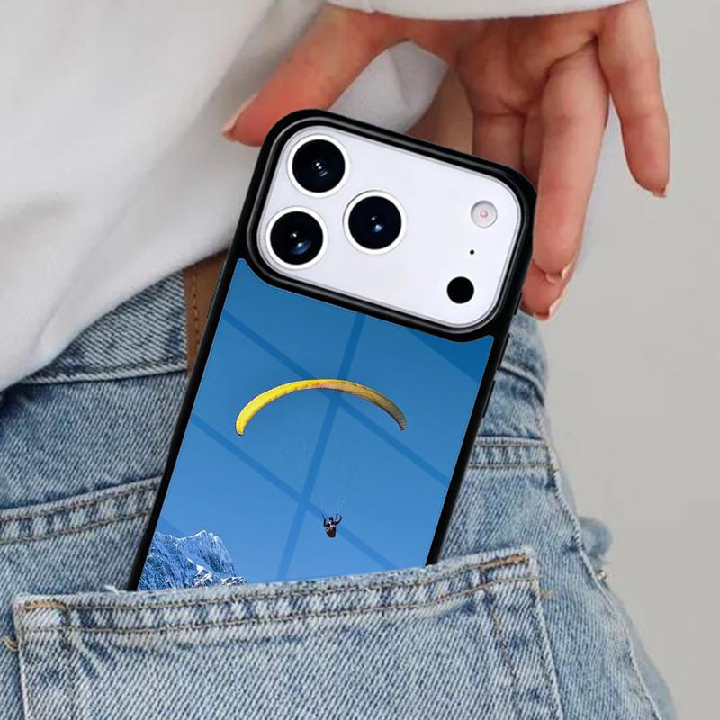 Paragliding Sport Phone Case for iPhone 17ProMax 12 13 14 15 16e 17 Pro Max Plus Air Cover