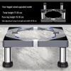 Universal Washing Machine & Refrigerator Stand with Stainless Steel Wheels