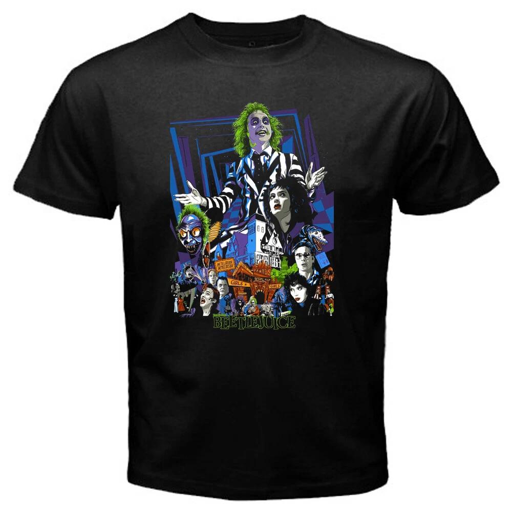 Beetlejuice Horror Movie Men s Black Size S to 5XL L