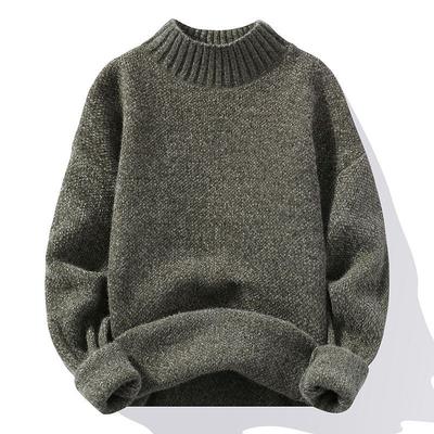 Pull épais et chaud pour homme, coupe ajustée, multicolore, tricoté, nouvelle collection automne et hiver