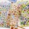 3D &Cartoon Stickers Relief Hollow Reward 3D Stickers Sticker Adhesive Vinyl Material Cute Design Bag Accessories