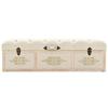 VidaXL Bois de Sapin Massif Banc de Rangement Boîte de Rangement Pouf Couloir Entrée Salon Chambre à Coucher Maison 339296