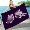 J-Jean Art Jullien Mikrofaser Bedrucktes Strandtuch Bergsteigen Yoga Strand Schwimmen Laufen Saugfähiges Weiches Handtuch