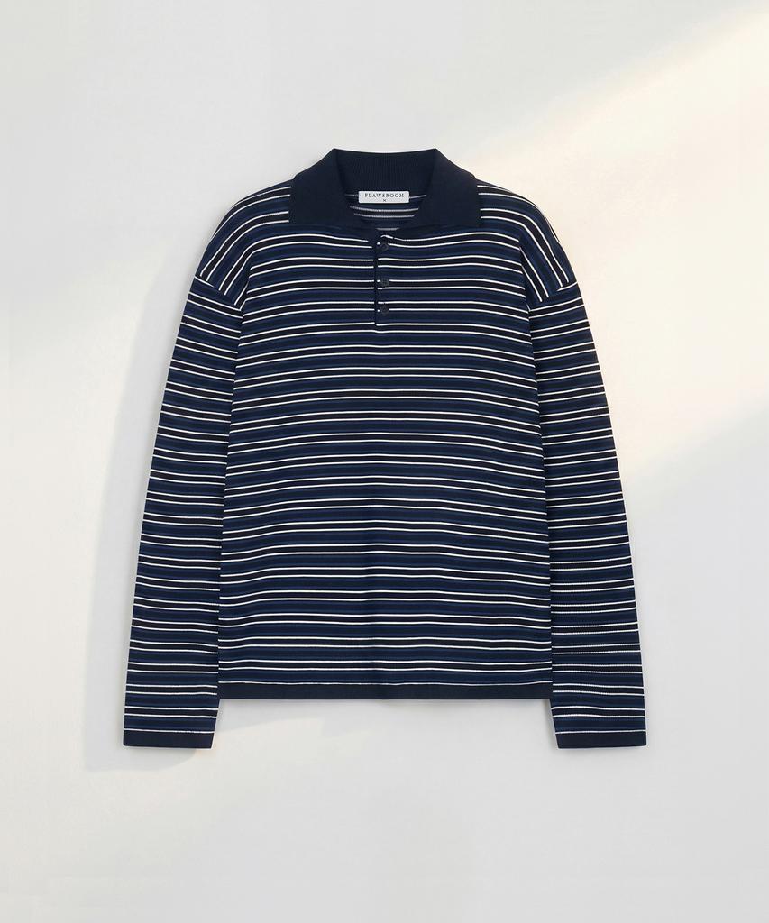 Peullojeulum Lecce Polo Cotton Knit Navy