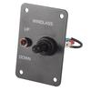 Marine Boat Anchor Windlass Return Toggle Switch Aluminum Plate 2 Way Led Light Up/Down Toggle Switch Anchor Winch