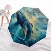 1pc Whale Dreamcatcher Automatic Opening/Closing Umbrella, Portable Folding Design, Iron Frame Outdoor, Unique Festival Gift for Fans & Travelers.V096