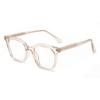 0 -0.5 -0.75 To -6.0 Anti Blue Rays Aspherical Lens Leopard Frame Oval Minus Diopter Glasses Unisex TR90 Prescription Spectacles