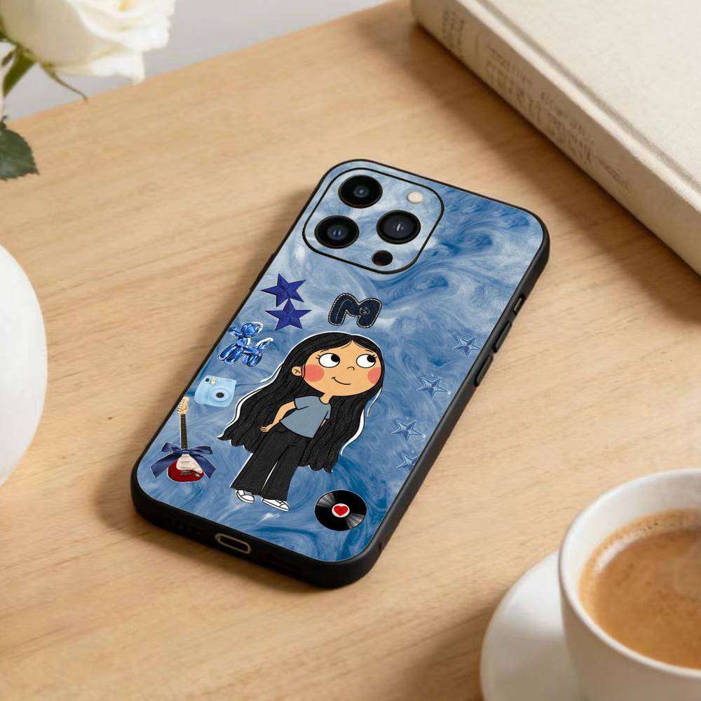 Charlie and Lola Cartoon Phone Case For iPhone 17 16 15 14 13 12 Max Plus Silicone Black Cover