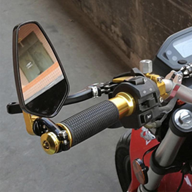 Universal Motorcycle Modified Rearview Mirror Retro Handle Reverse Mirror Reflector 22MM Handlebar Mirror Motorcycle Equipments