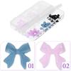 30Pcs Elegant Bow Nail Charms Resin Nail Art Decorations Long Wearing Easy Application for Natural Fake Nails Manicure Ornaments