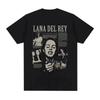 Unisex Shirt Cotton Oversize Large Size New Lana Del Rey Grunge Tee, Lana Del Rey Graphic Unisex Shirt