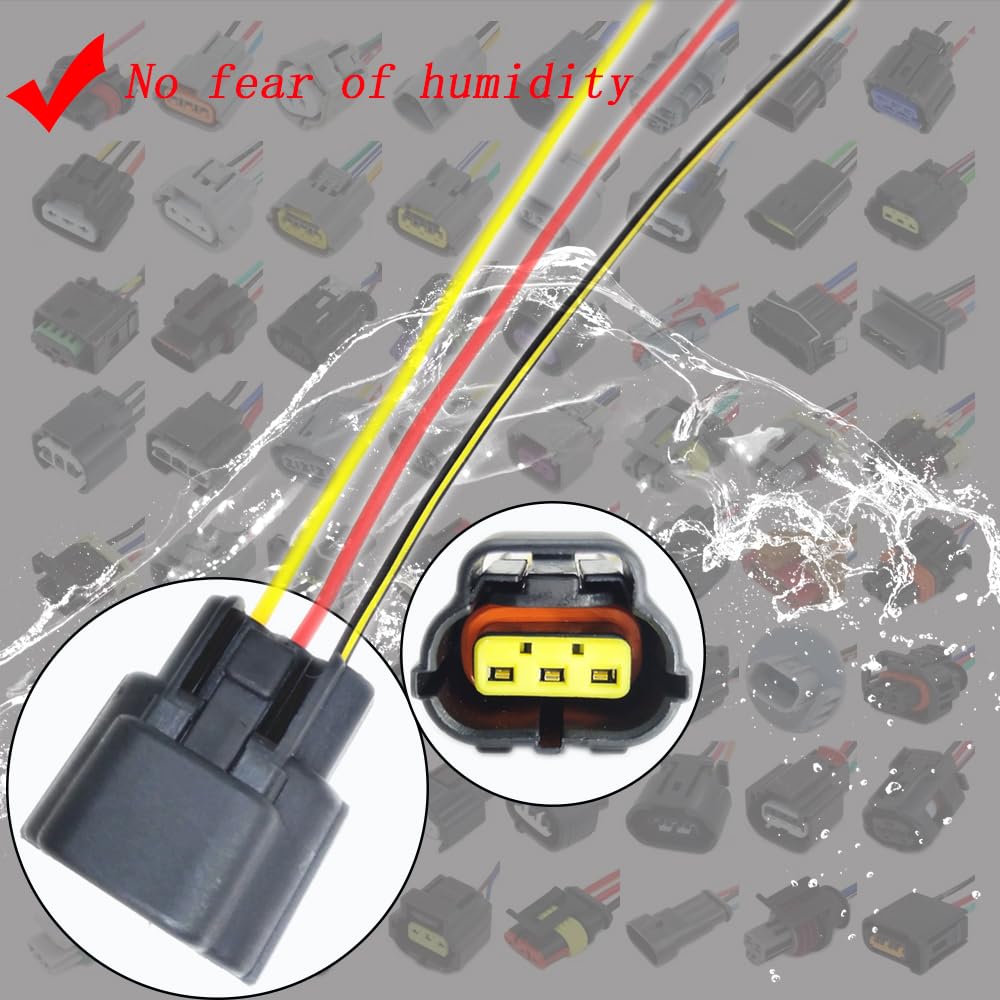 OEM New Camshaft Position Sensor Connector Pigtail for Land Rover LR2 LR4 Volvo 31272689 LR014372 174357-2 368523-1